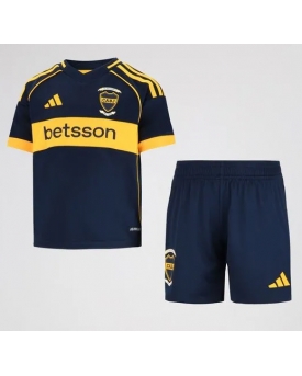 Billige Fotballdrakt Boca Juniors Replika Hjemmedraktsett Barn 2025-26 Kortermet (med bukser)